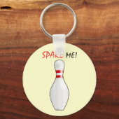 Funny Bowling Team Novelty of Stocking Stuffer Sleutelhanger (Voorkant)