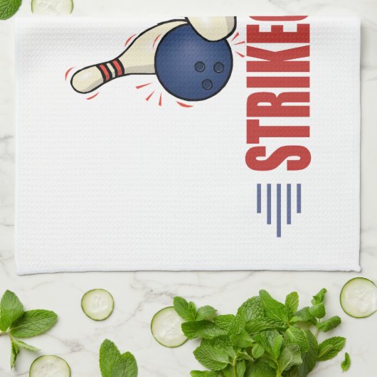 Funny Bowling Theedoek (Gevouwen)