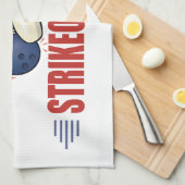 Funny Bowling Theedoek (Quarter Fold)