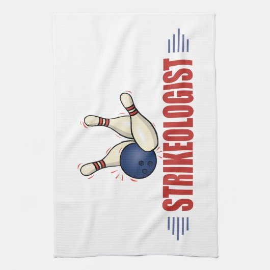 Funny Bowling Theedoek (Verticaal)