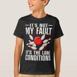Funny Bowling voor mannen Bowler team Bowling La T-shirt