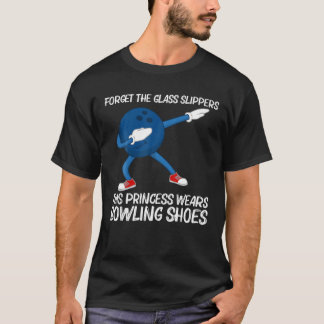 Funny Bowling voor meisjes Kind Dabbing Ball Lawn  T-shirt