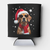 Funny Boxer Dog Christmas Lights Xmas Outfit Pajam Blikjeskoeler (Voorkant)
