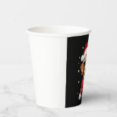 Funny Boxer Dog Christmas Lights Xmas Outfit Pajam Papieren Bekers (Rechts)