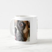 Funny Boxer Dog Koffiemok (Voorkant links)