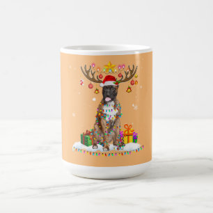 Funny Boxer Dog T-shirt Reindekerst Koffiemok