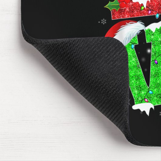 Funny Boxer Dog Tree kerstlampjes Pajama Muismat (Hoek)