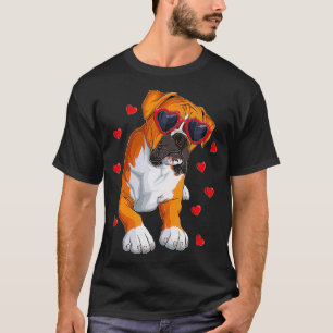Funny Boxer Dog Valentijnsdag Boxer Lover3 T-shirt
