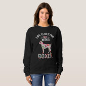 Funny Boxer lover gifts idea - life is better with Trui (Voorkant volledig)