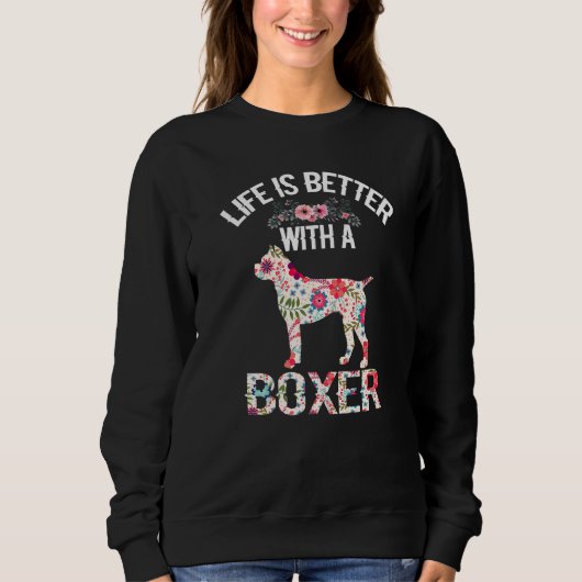 Funny Boxer lover gifts idea - life is better with Trui (Voorkant)