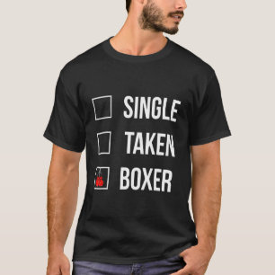 Funny Boxer Quote Single Take Boxer Cool Boxing V T-shirt