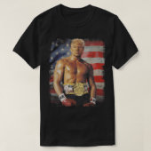 Funny Boxer Trump Rocky Meme 212 T-shirt (Design voorkant)