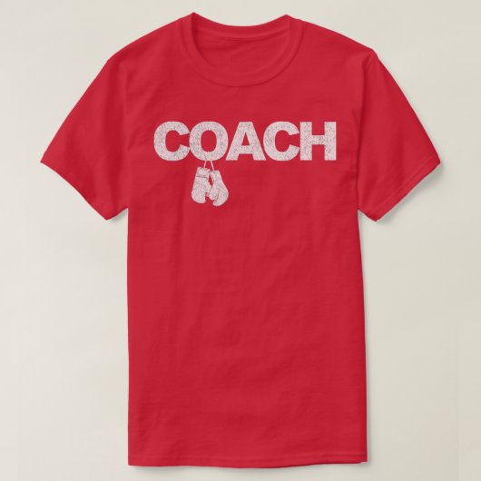 Funny Boxing Coach Boxing Trainer Retro T-shirt (Design voorkant)