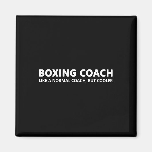 Funny Boxing Coach Definition Boxing Coach Magneet (Voorkant)