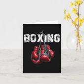 Funny Boxing - I Love Boxing Kaart (Gele Bloem)