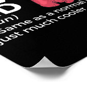 Funny Boxing Kind Definition Poster (Hoek)