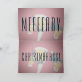 Funny boxing-koninklijk feestdagen kaart (Binnen)