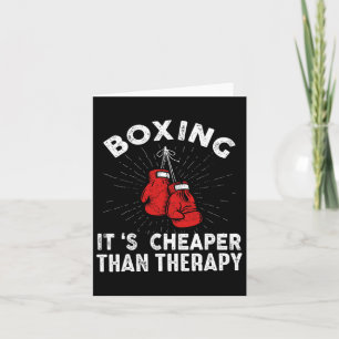 Funny Boxing Quote Boxer Kaart