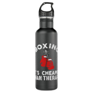 Funny Boxing Quote Glove boxer 7 Waterfles