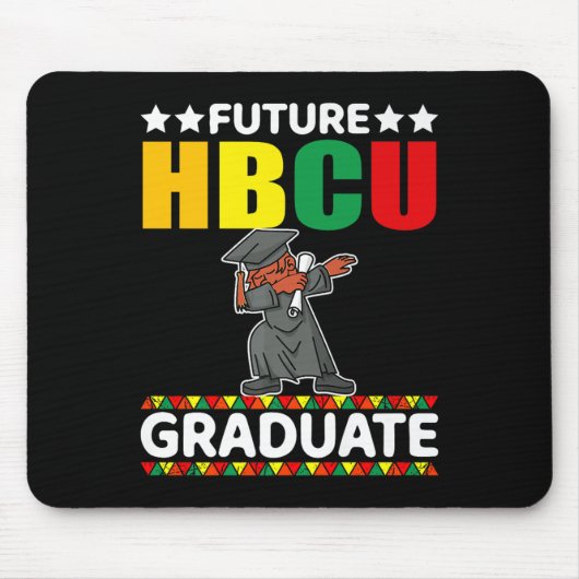 Funny Boy College Afstuderen Kind Toekomst HBCU Gr Muismat (Voorkant)