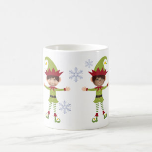 Funny Boy Elves Aangepaste Kinder Foto's Vrolijk K Koffiemok