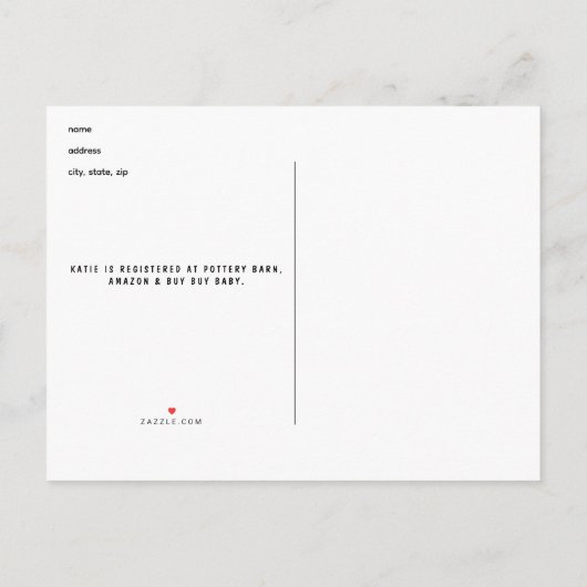 Funny Boy Life Hippo Baby shower Uitnodiging (Achterkant)