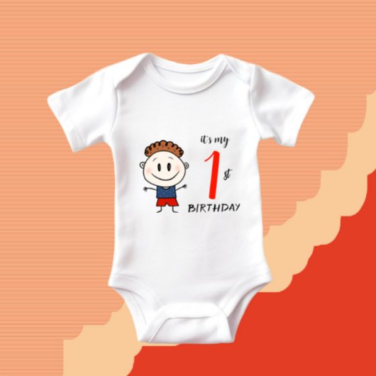 Funny boy romper