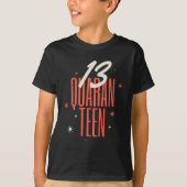 Funny Boys 13th Birthday | 13 Quaranteen T-shirt (Voorkant)