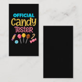 Funny Boys Girls Snoep Visitekaartje (Voorkant / Achterkant)