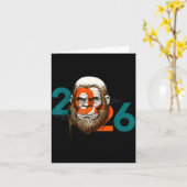 Funny Boys Nye Outfit, Mens Fireworks Bigfoot Happ Kaart (Gele Bloem)