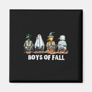 Funny Boys Of Herfst Duck Hunting Halloween Kostuu Magneet