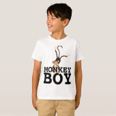 FUNNY BOYS T-SHIRTS, MONKEY BOY T-SHIRT (Voorkant volledig)