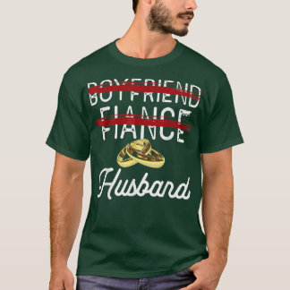 Funny Boyvriend Fiance Husband Groom Wedding Theme T-shirt