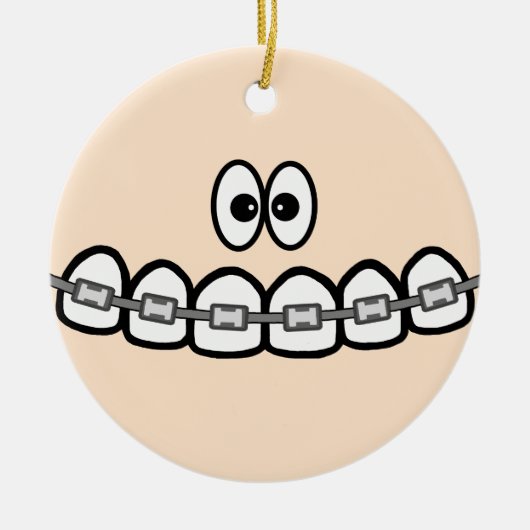 Funny Braces Ornament (Voorkant)