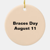 Funny Braces Ornament (Achterkant)
