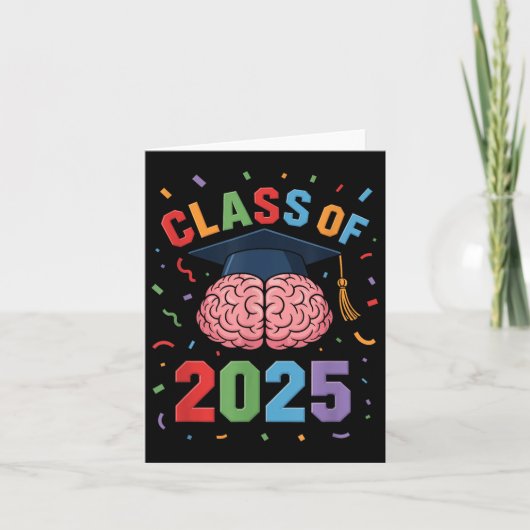 Funny Brain Afstuderen CL van het Afstudeerder van Kaart (Voorkant)