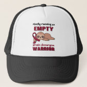 Funny Brain Aneurysm Awareness Gifts Trucker Pet (Voorkant)