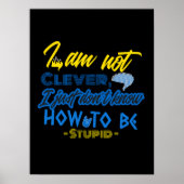 Funny, Brain Design Poster (Voorkant)