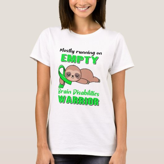 Funny Brain Disabilities Awareness Giften T-shirt (Voorkant)
