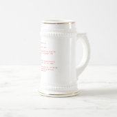 Funny Brain.exe Fout Computer Geek Humor Bierpul (Voorkant rechts)