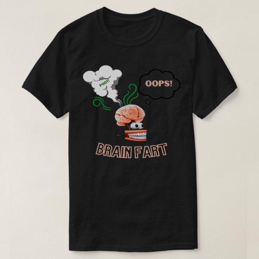 Funny Brain Fart Apparel  T-shirt (Design voorkant)