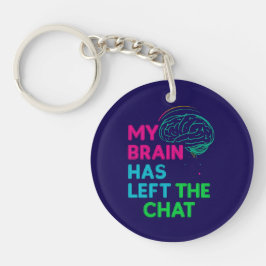 Funny Brain Fog Sleutelhanger