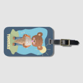 Funny Brain Freeze Kind Gepersonaliseerd Bagagelab Bagagelabel (Voorkant (horizontaal))