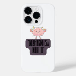 Funny Brain Power Apparel for Overthinkers  Case-Mate iPhone 14 Pro Hoesje
