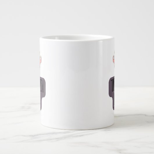  Funny Brain Power Apparel for Overthinkers  Grote Koffiekop (Voorkant)