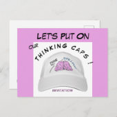 Funny Brainstorm Session Invitation Briefkaart (Voorkant / Achterkant)