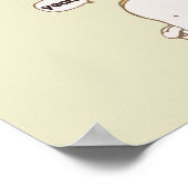 Funny Bread and Butter Haircut Cartoon Poster (Hoek)