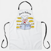 Funny Bread Cartoon Schort (Voorkant)