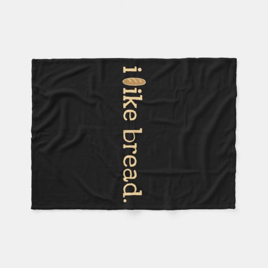 Funny Bread Lover Minimalist Sourdough Baking Fleece Deken (Voorkant (Horizontaal))