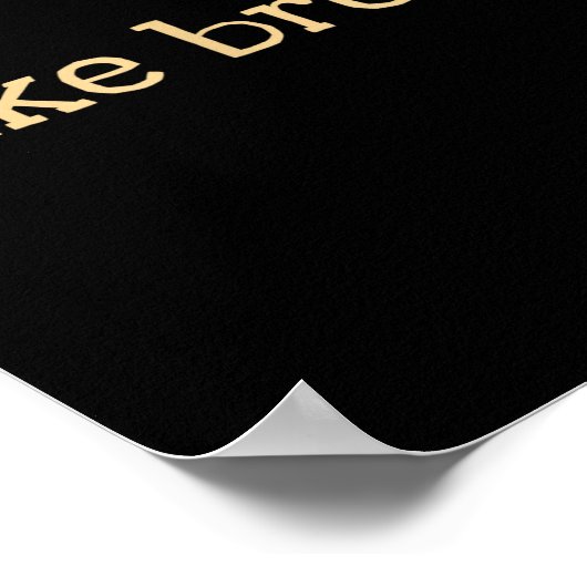 Funny Bread Lover Minimalist Sourdough Baking  Poster (Hoek)